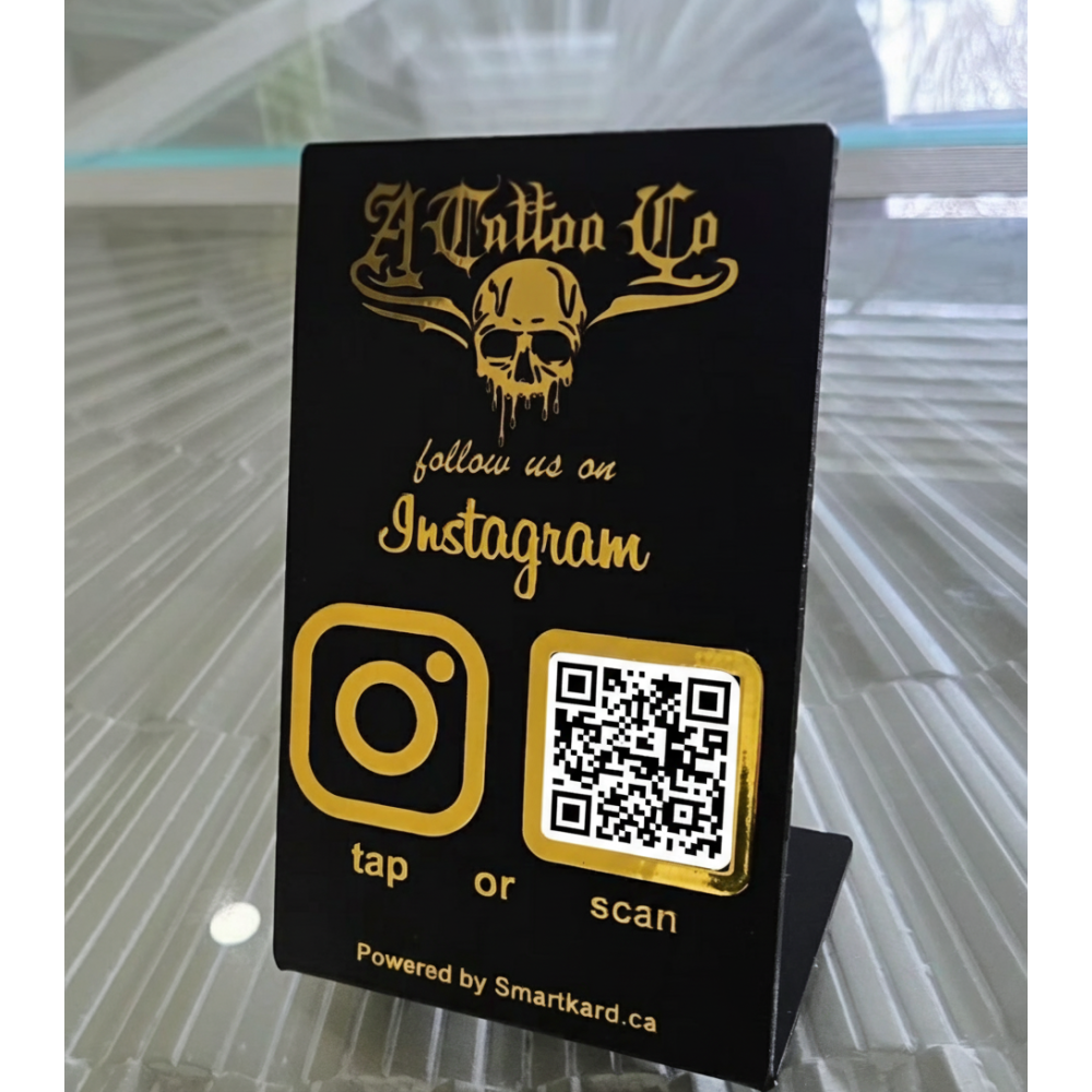 GOOGLE REVIEW STANDEE WITH LOGO